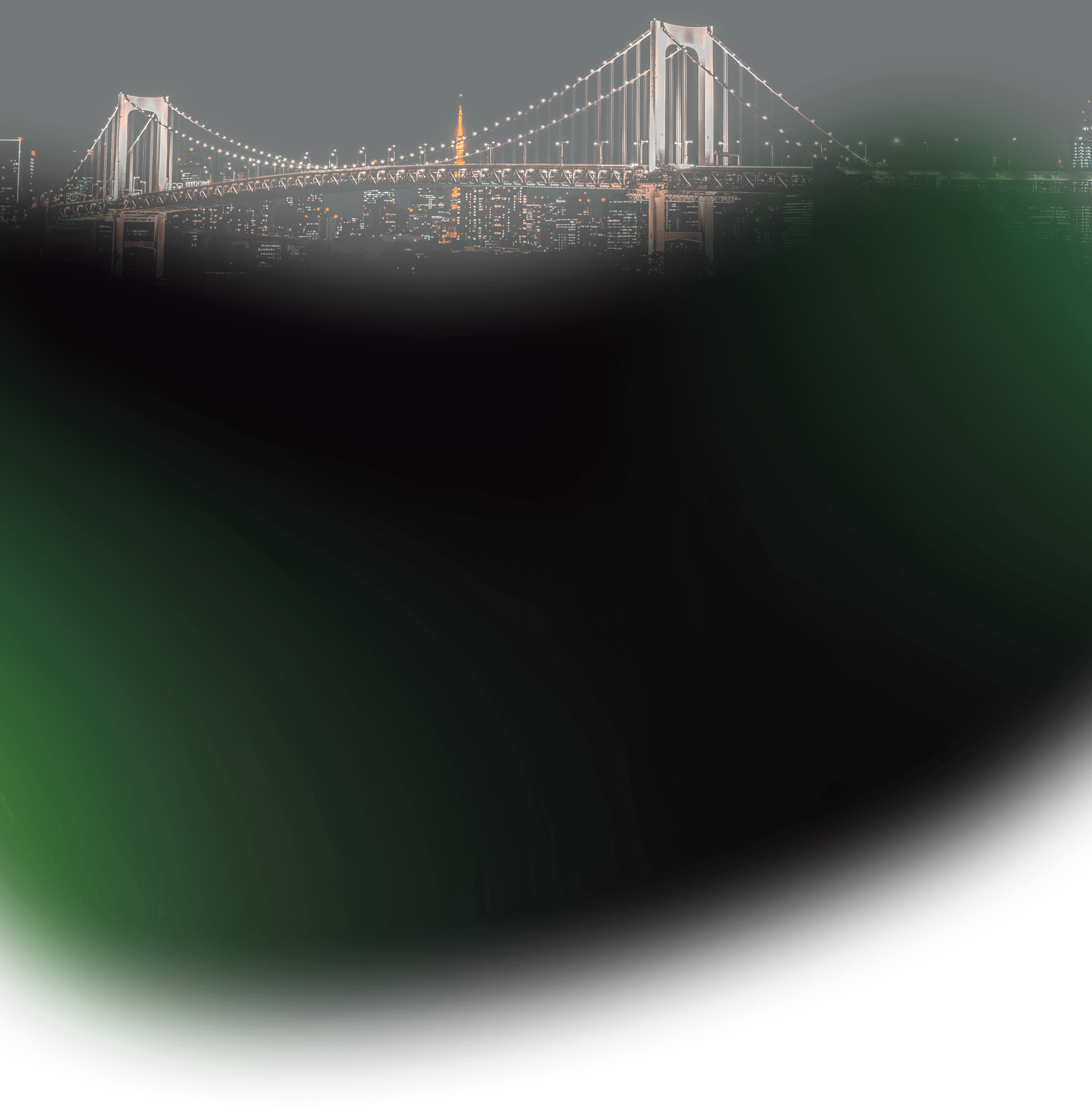 夜の橋の写真